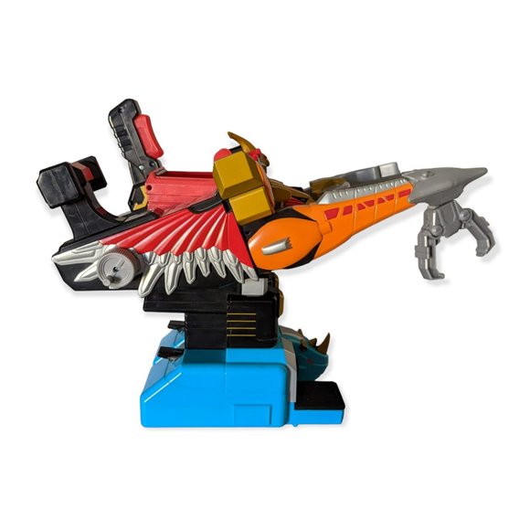 Bandai 2002 Power Rangers Wild Force Icarus Isis Megazord Figure 16" - Picture 9 of 16